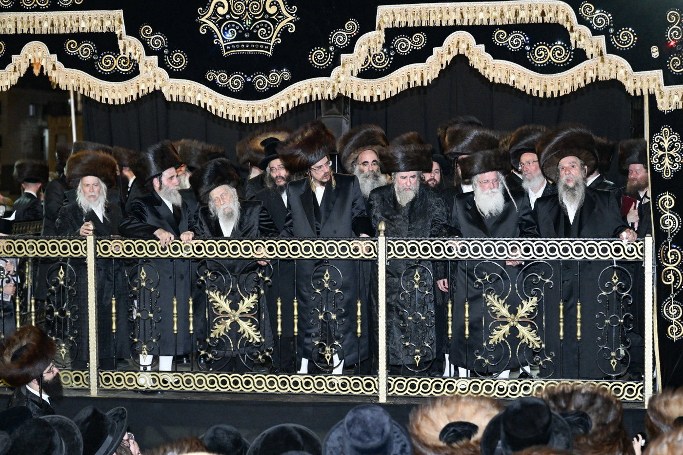 שמחת נישואי בן רבי נחמן בידרמן עם נכדת האדמו"ר נדבורנה ירושלים