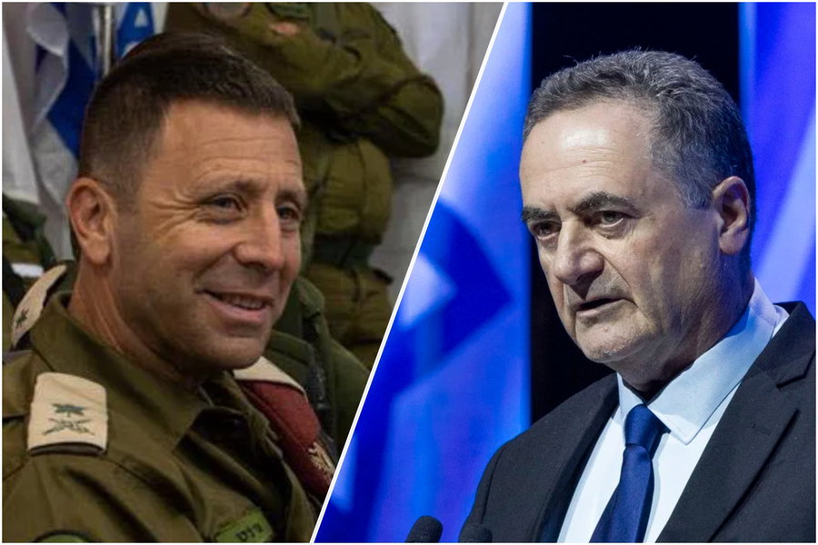 השר כ"ץ והאלוף בלוט