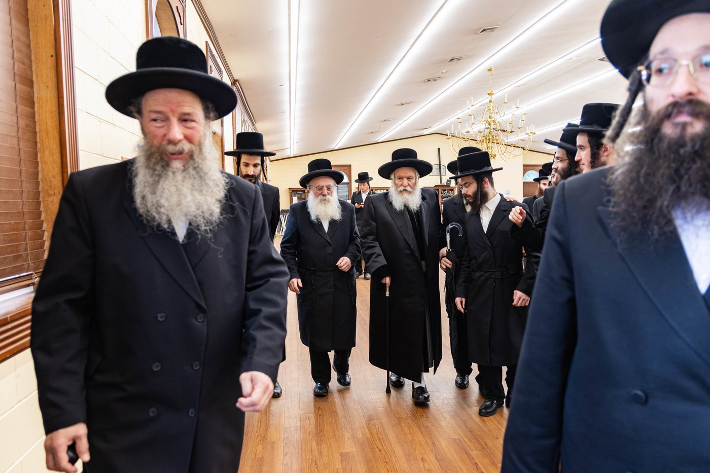 האדמו"ר מבאבוב בביקור במחנה שלווה