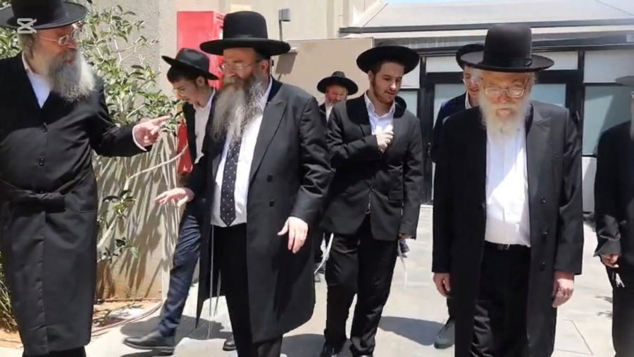 הגרב"ד אלישיב במנוחה בנתניה
