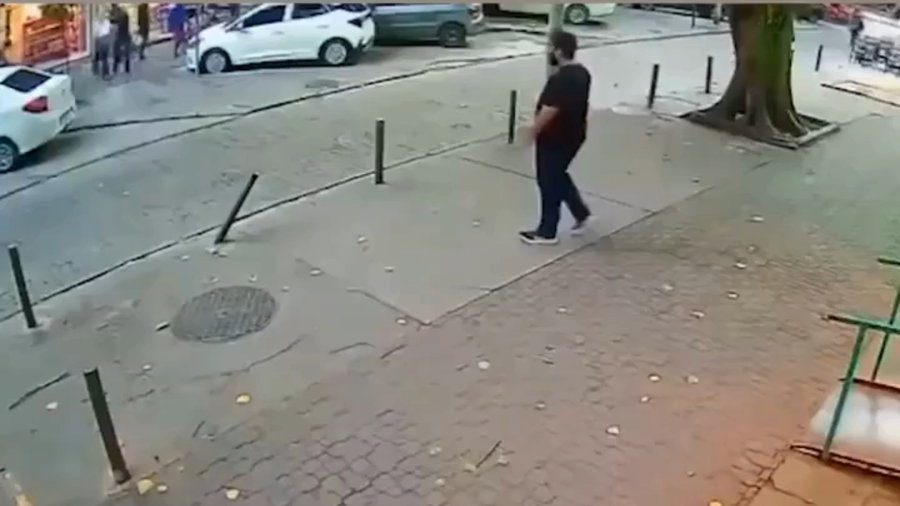 החיים זה מתנה: עץ אימתני קרס על הולך רגל