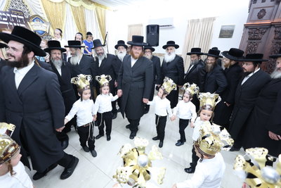 חומש סעודה תלמוד תורה דושינסקיא הר יונה