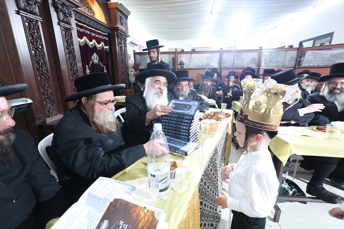 חומש סעודה תלמוד תורה דושינסקיא הר יונה