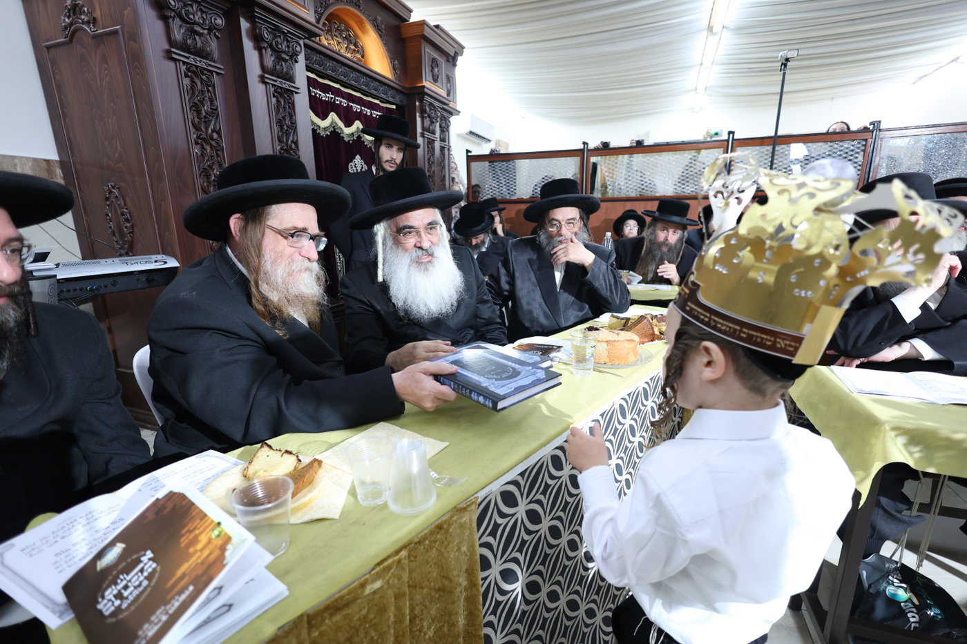 חומש סעודה תלמוד תורה דושינסקיא הר יונה