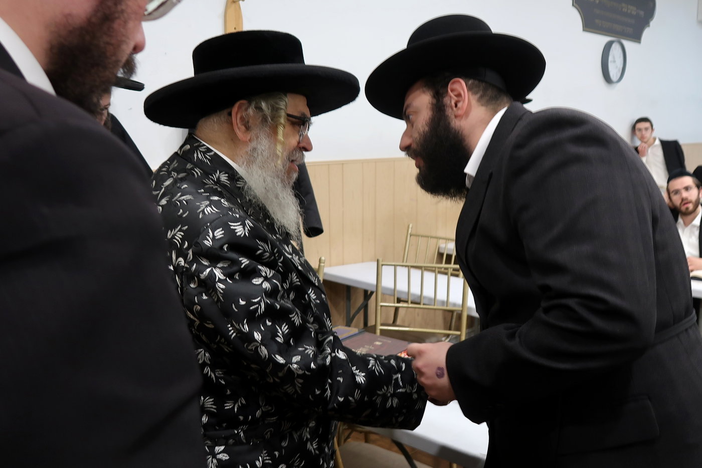 תלמידי מכינה לישיבת גור ב"פ, אצל האדמו"ר מסאטמר בניו העמפשיר