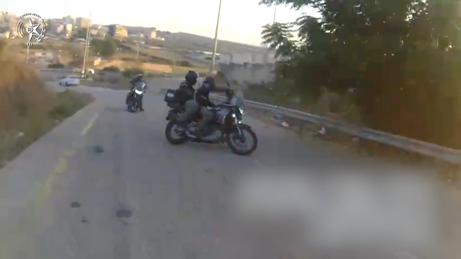 תיעוד ממצלמות הקסדה של אופנועני החטיבה לבט"פ