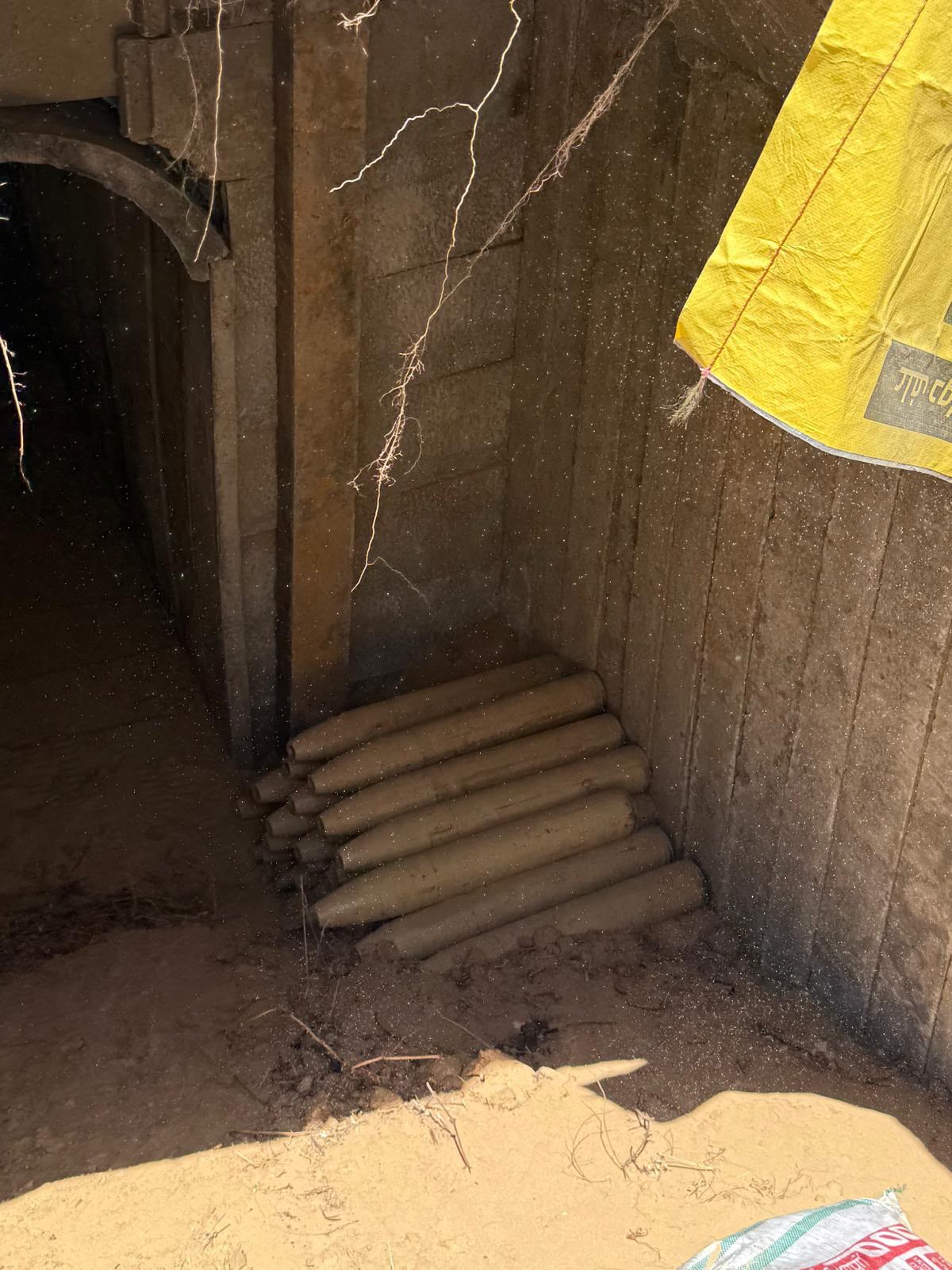 התוואי התת-קרקעי שאותר במרחב דרום רצועת עזה