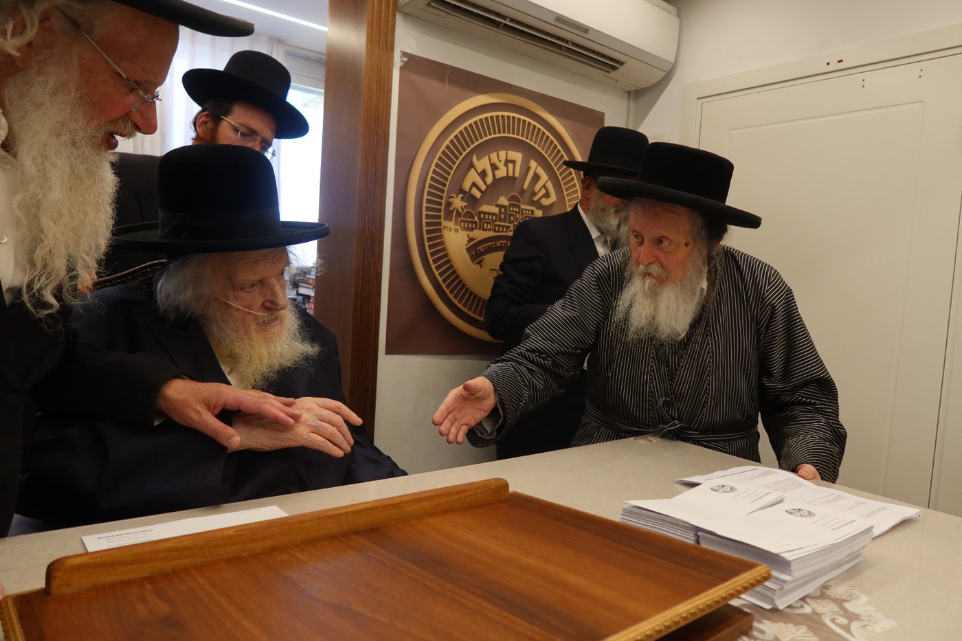 המעמד במעונו של הגר"מ שטרנבוך
