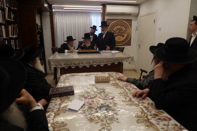 המעמד במעונו של הגר"מ שטרנבוך