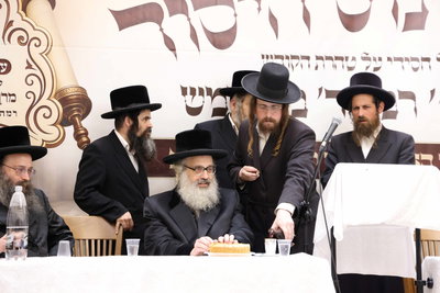 האדמו"ר מויז'ניץ בית שמש במעמד