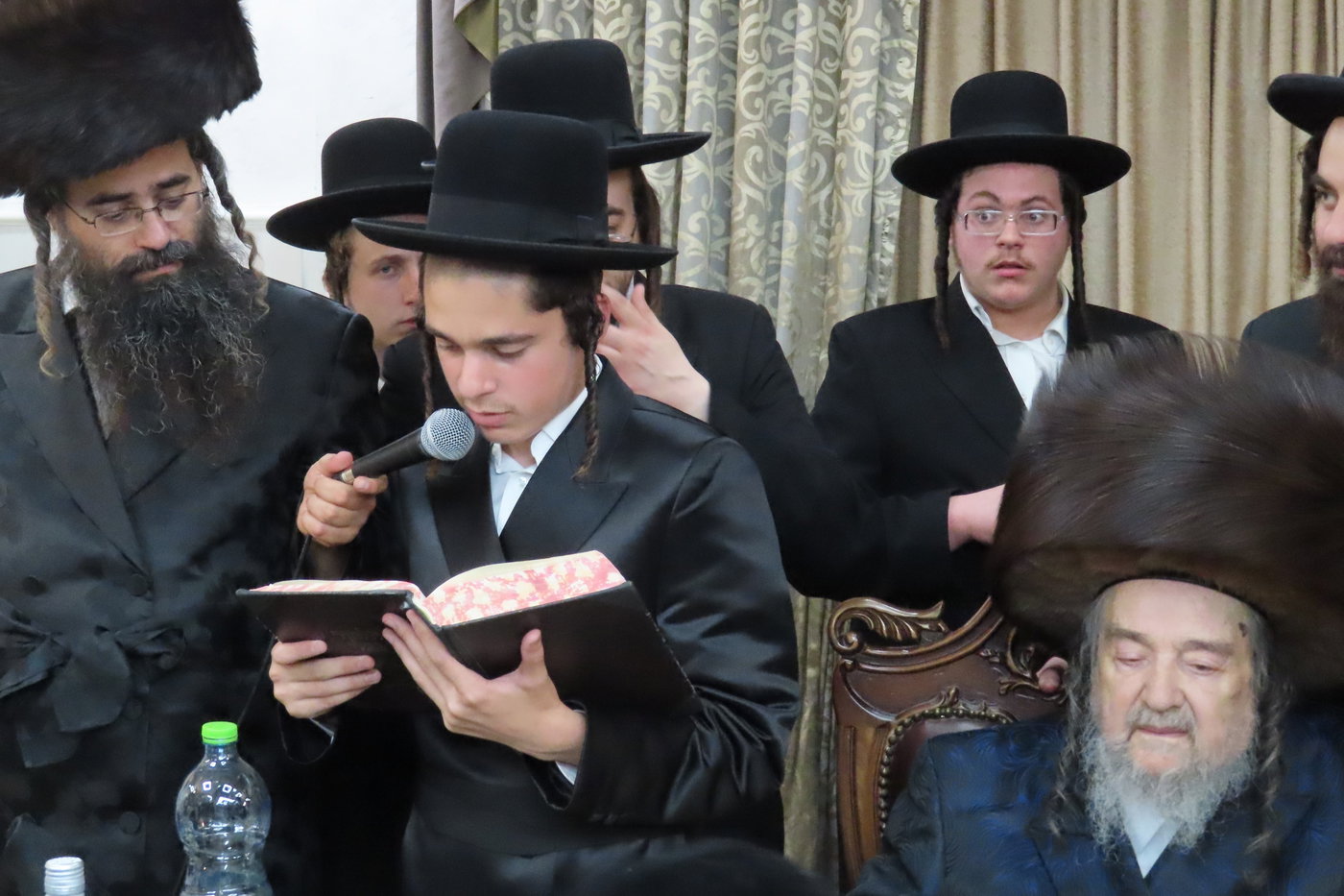 שמחת בר מצווה לנין הגרי"מ שכטר