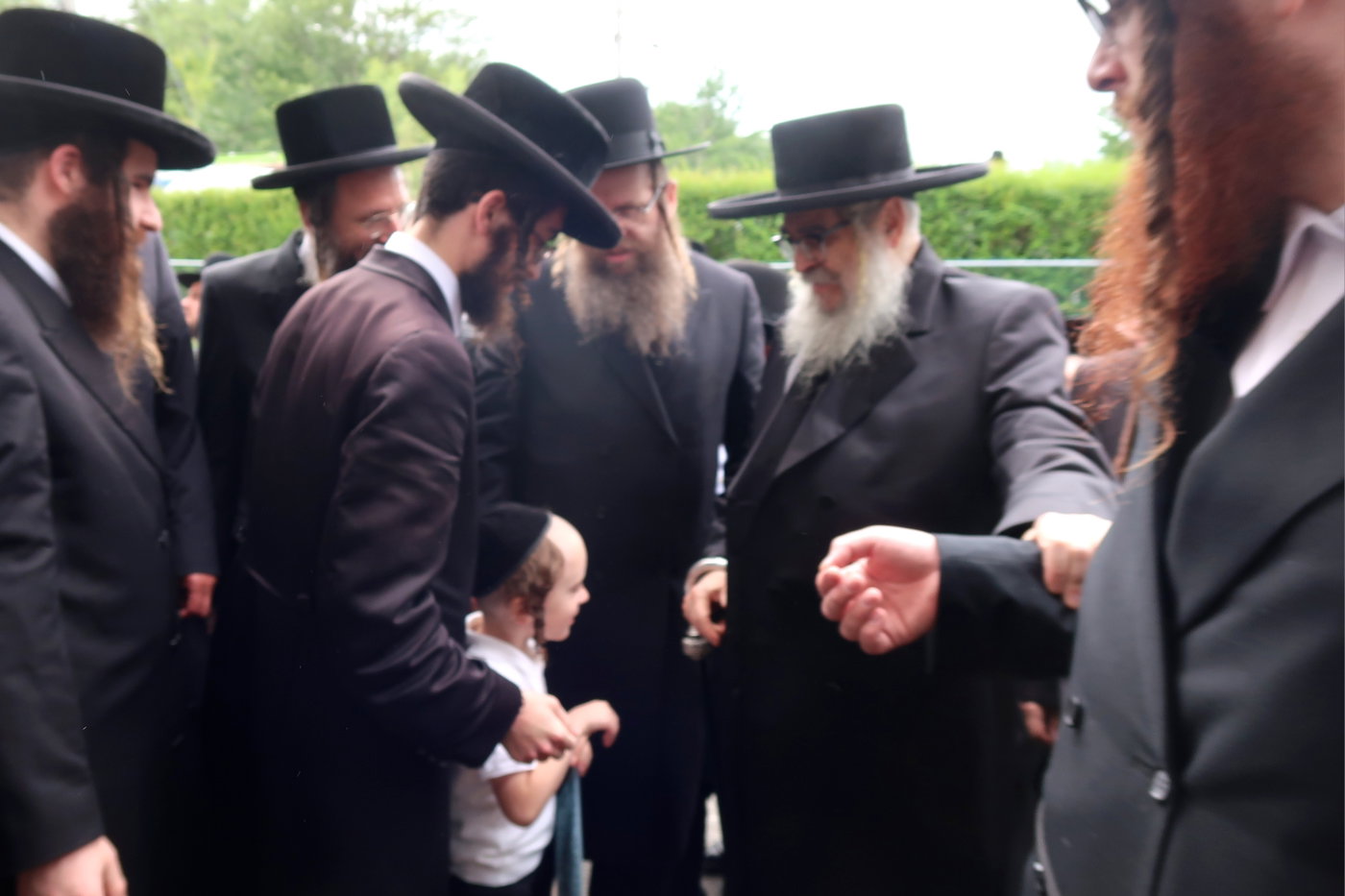האדמו"ר מסאטמר בביקור במחנה בית רחל