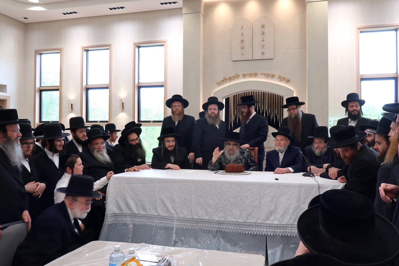 האדמו"ר מסאטמר בביקור במחנה בית רחל