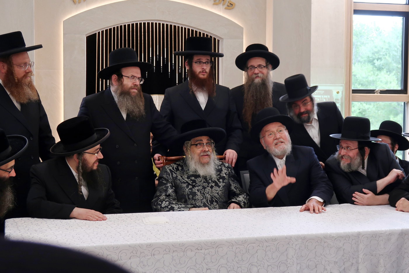 האדמו"ר מסאטמר בביקור במחנה בית רחל