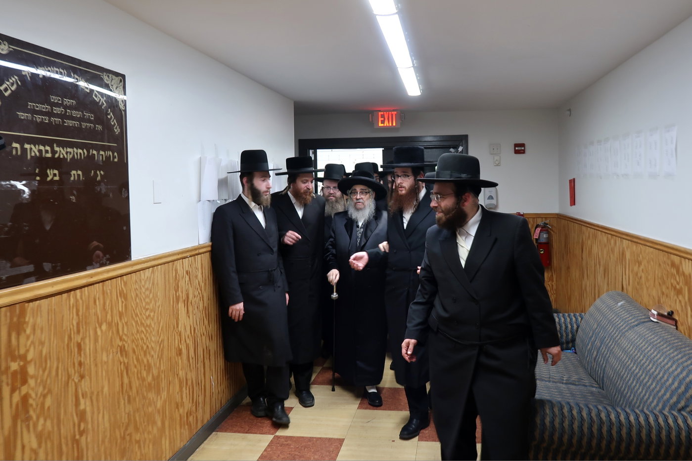 האדמו"ר מסאטמר בביקור במחנה בית רחל