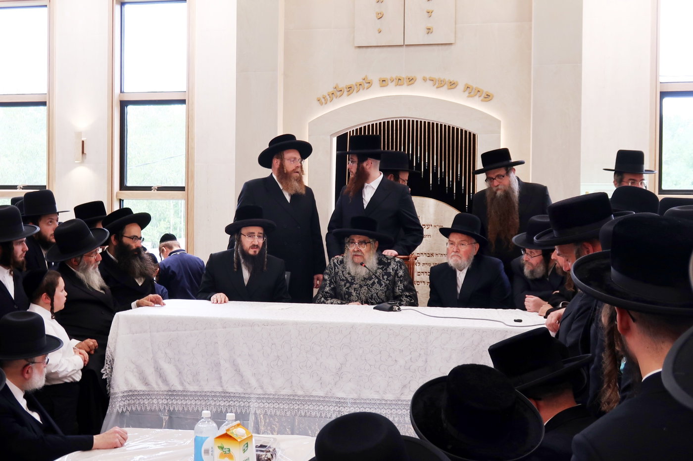 האדמו"ר מסאטמר בביקור במחנה בית רחל