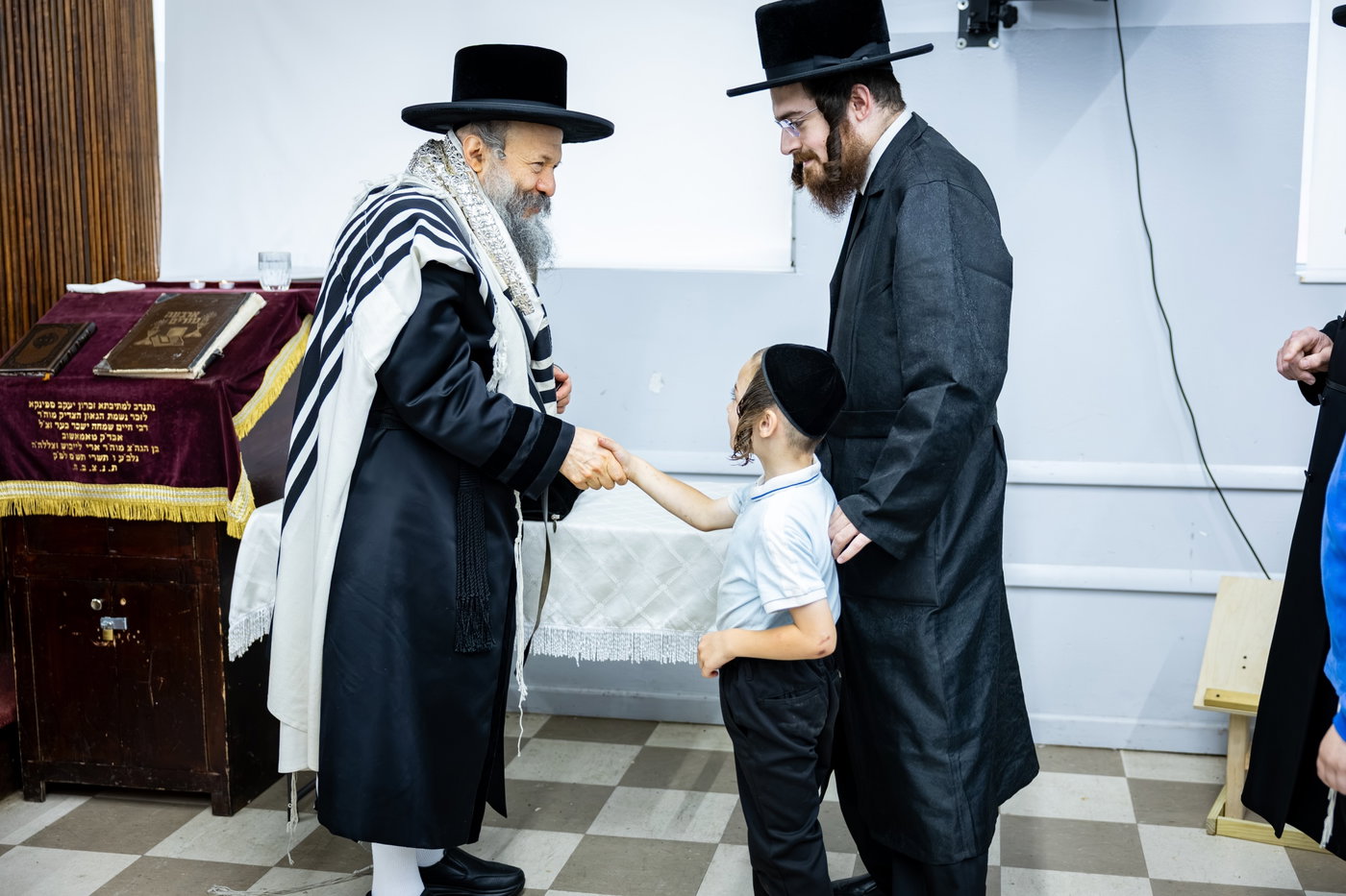 האדמו"ר מבאבוב 45 בביקור בקאנטרי
