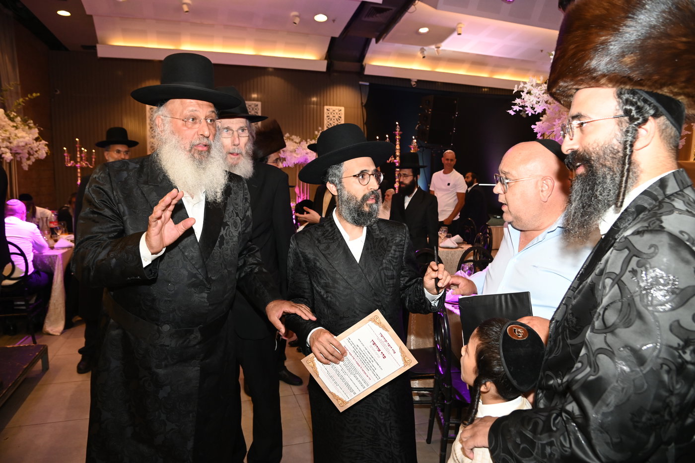 שמחת נישואי נכד רבי עוזיהו אלכורת 