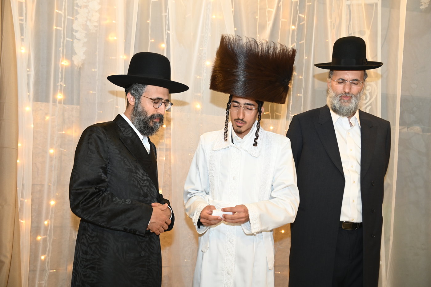 שמחת נישואי נכד רבי עוזיהו אלכורת 