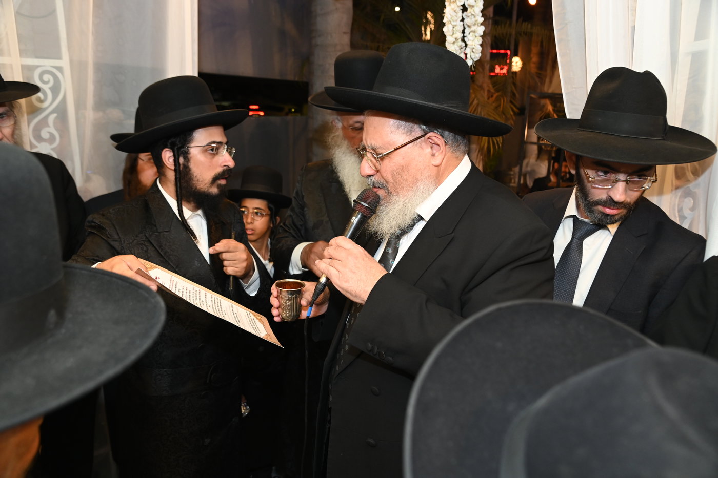 שמחת נישואי נכד רבי עוזיהו אלכורת 