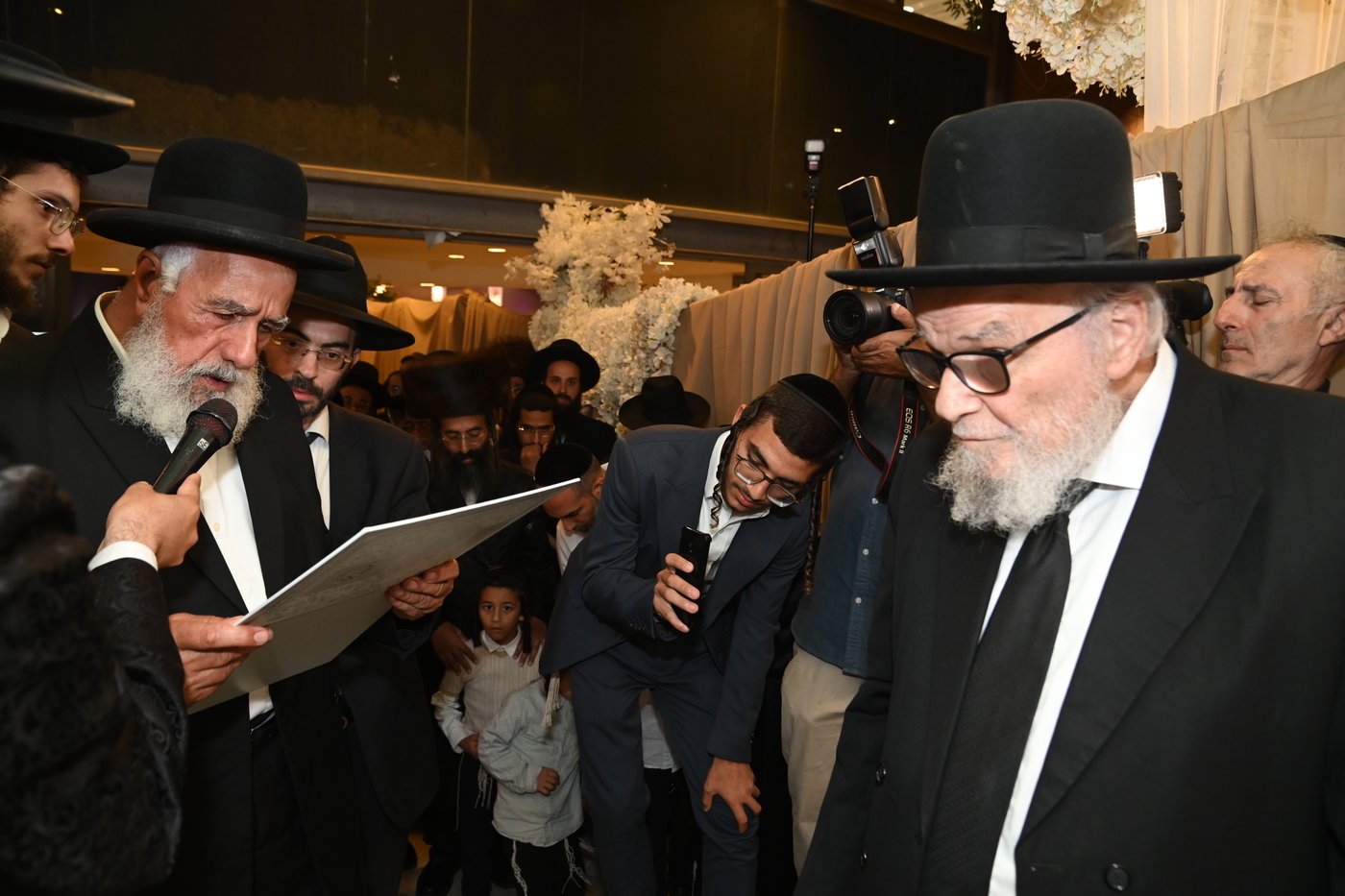 שמחת נישואי נכד רבי עוזיהו אלכורת 