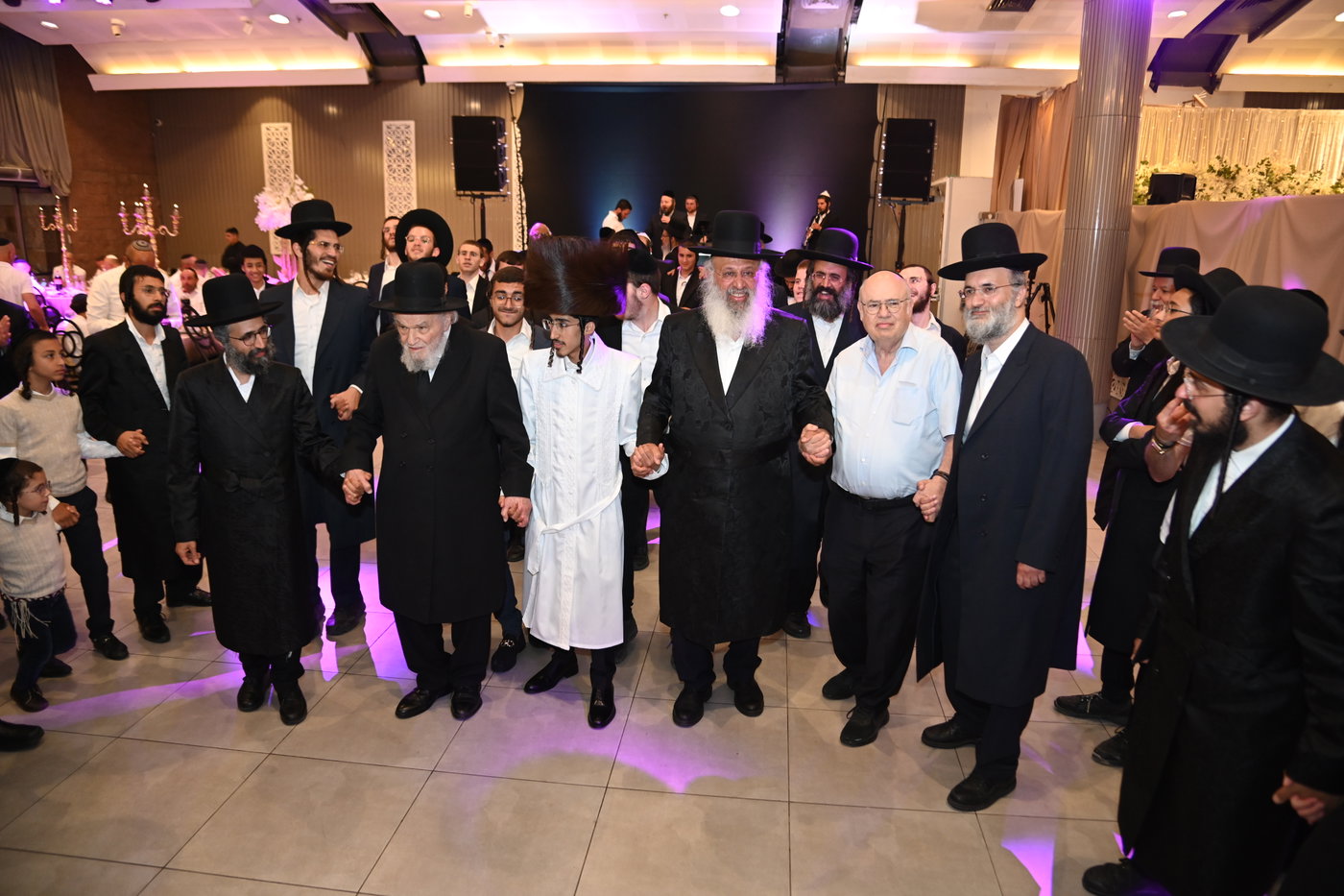 שמחת נישואי נכד רבי עוזיהו אלכורת 