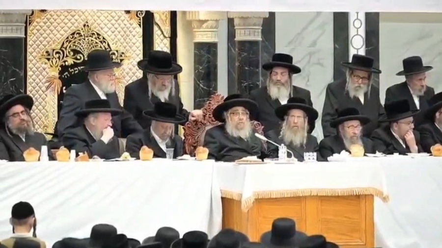האדמו"ר מסאטמר בדברות קודש בהילולא