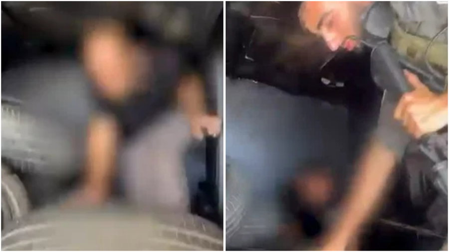 המזימה השטנית נחשפה ותועדה: המפקד חשד בצמיגים וזה מה שהתגלה בדופן הכפולה