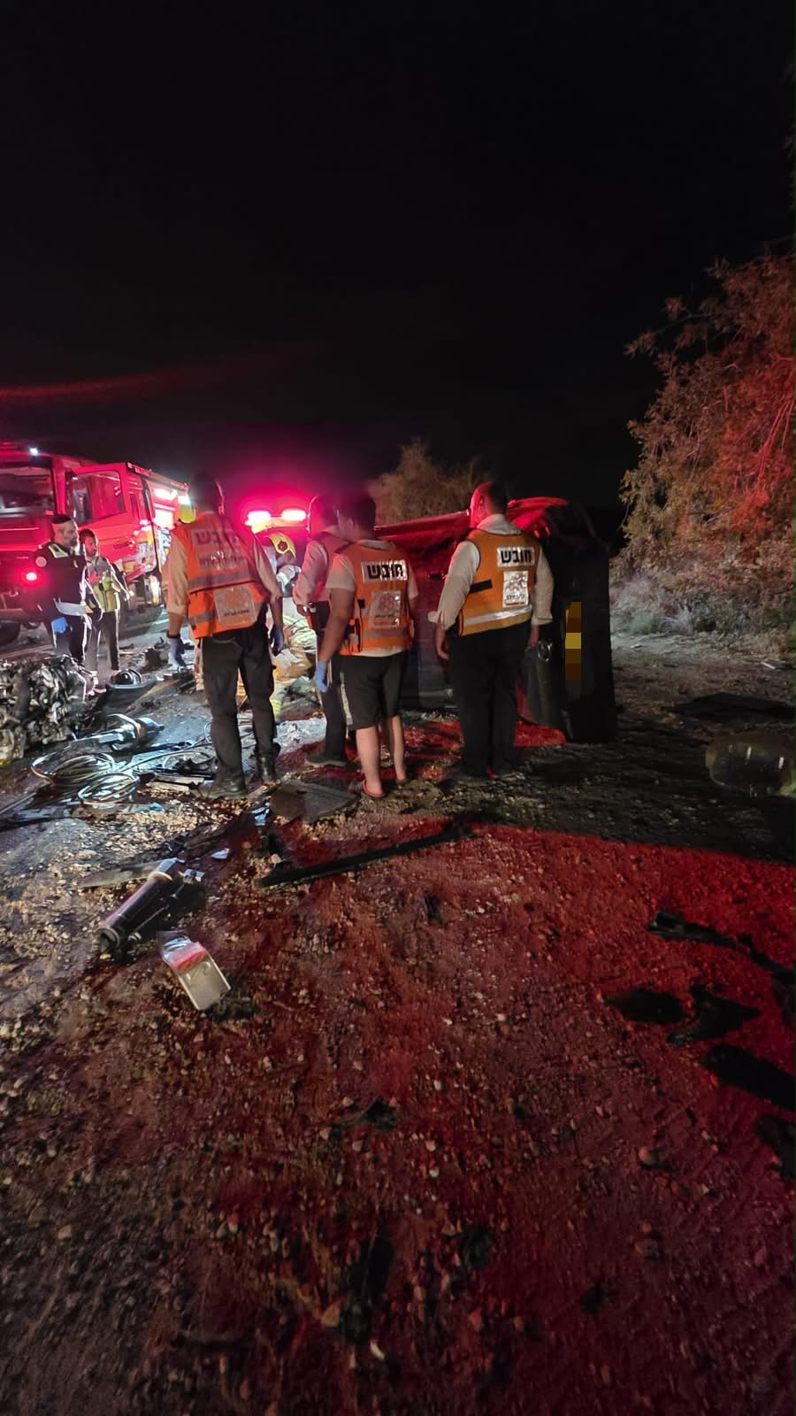 זירת התאונה הקטלנית