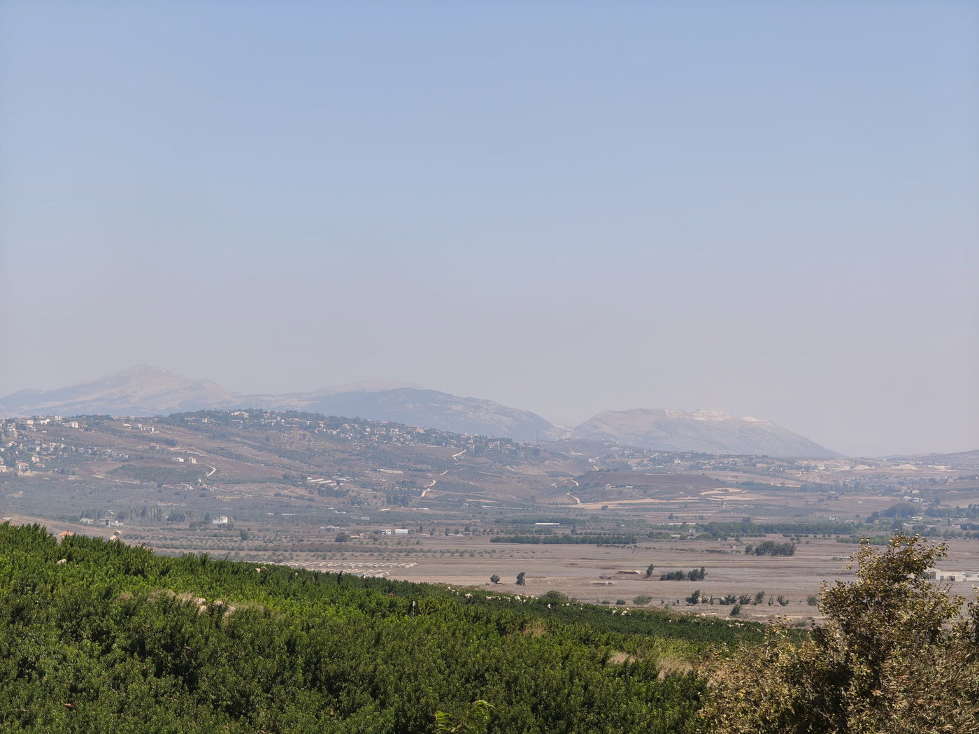 הגבול עם לבנון, מבט ממטולה