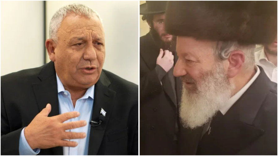 תמיכה חסידית ראשונה | זה האדמו"ר שהבטיח: "איזנקוט יהיה ראש הממשלה"