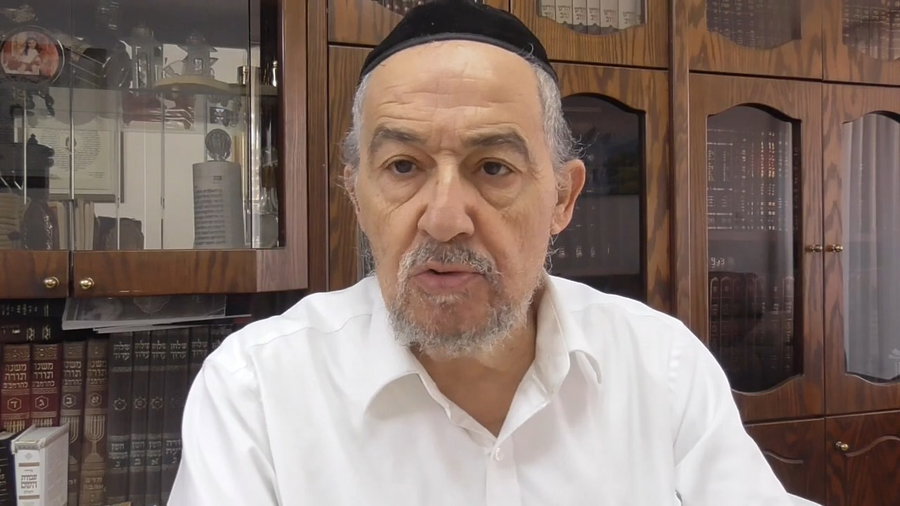 הרב מיכאל שושן עם וורט במרוקאית לפרשת שופטים
