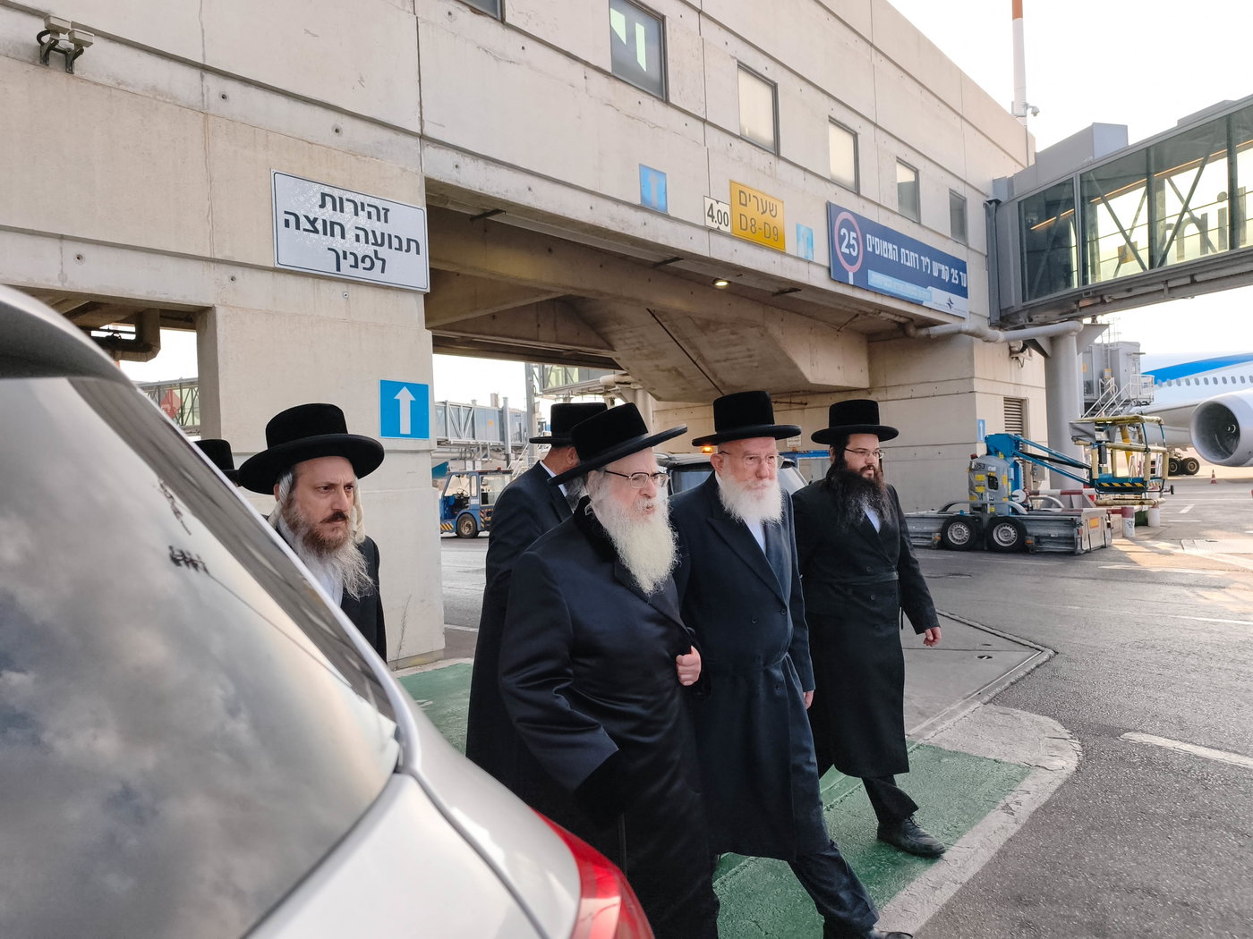 האדמו"ר מצאנז קלויזנבורג בביקור בארץ