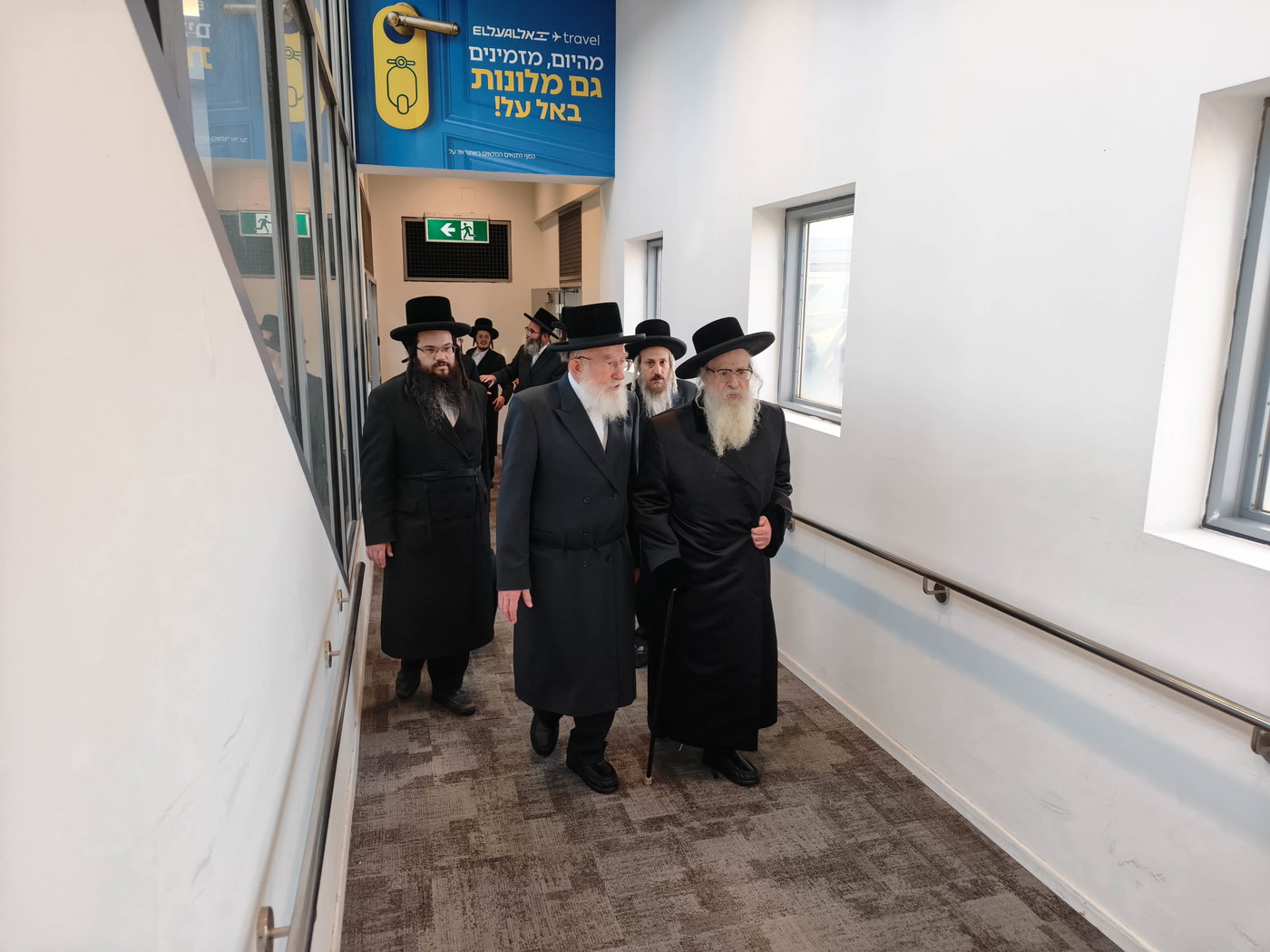 האדמו"ר מצאנז קלויזנבורג בביקור בארץ