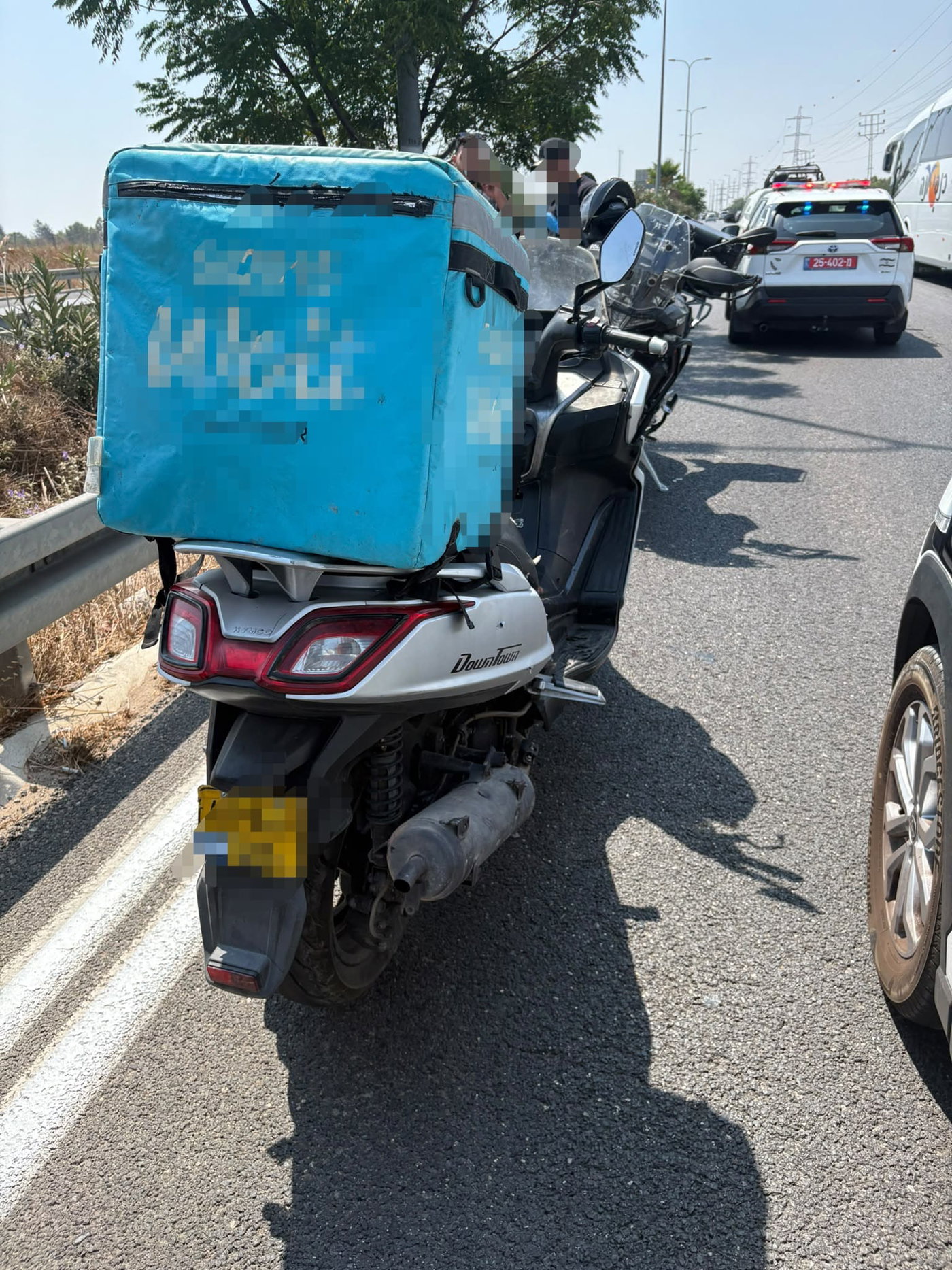 מרדף סוער ודרמטי במרכז: שוטרים ירו על רוכב האופנוע שסירב לעצור