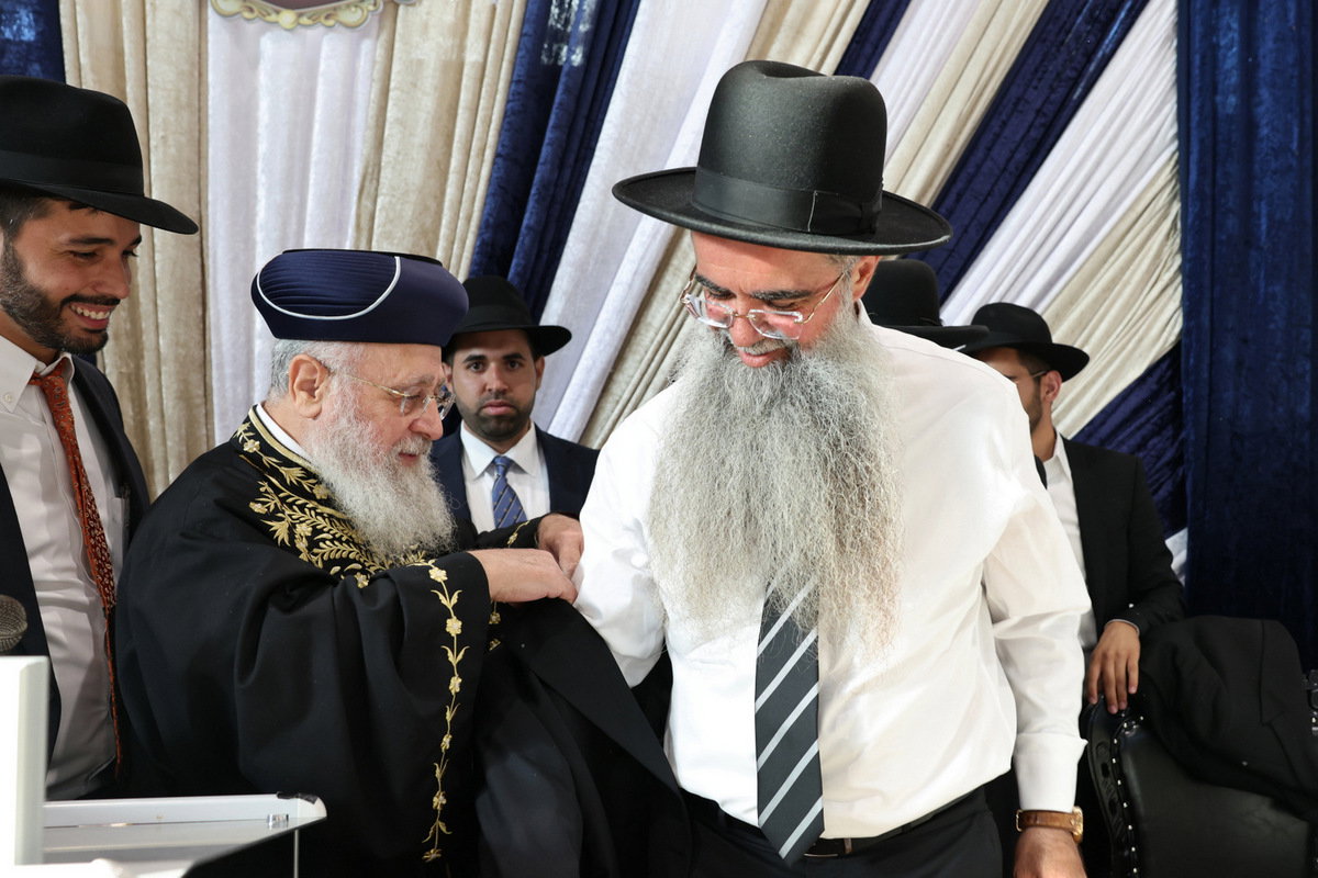 מעמד הכתרת רבי אשר זגדון 