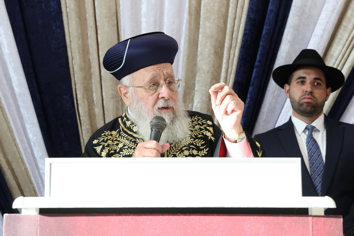 מעמד הכתרת רבי אשר זגדון 