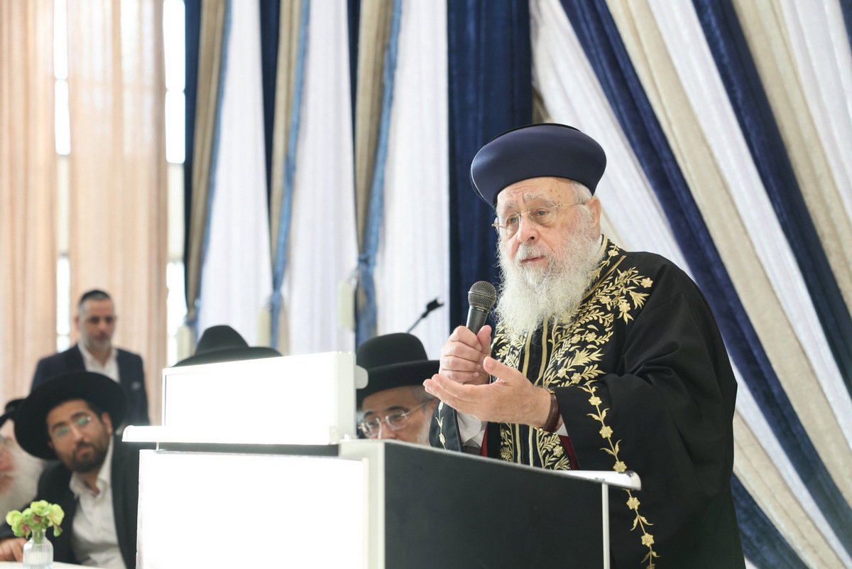 מעמד הכתרת רבי אשר זגדון 