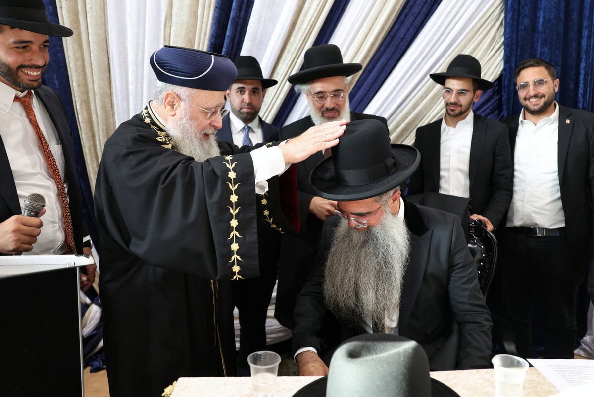 מעמד הכתרת רבי אשר זגדון 