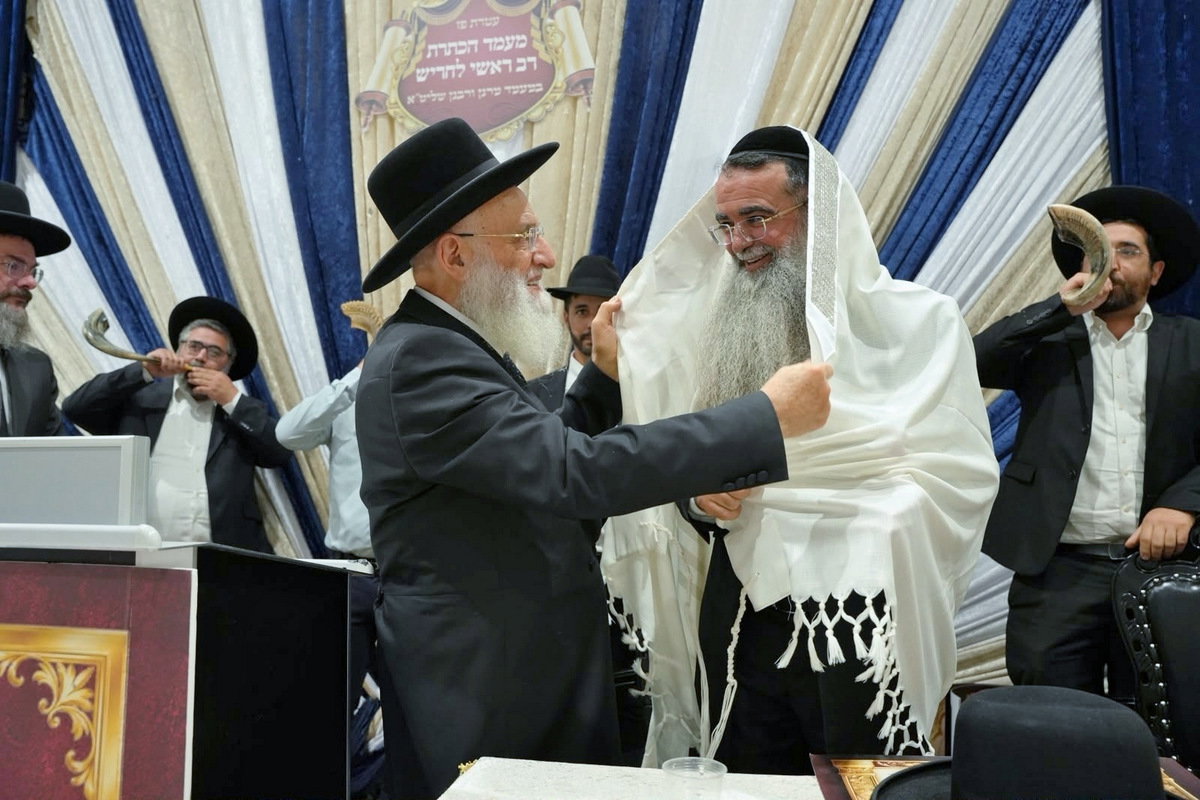 מעמד הכתרת רבי אשר זגדון 
