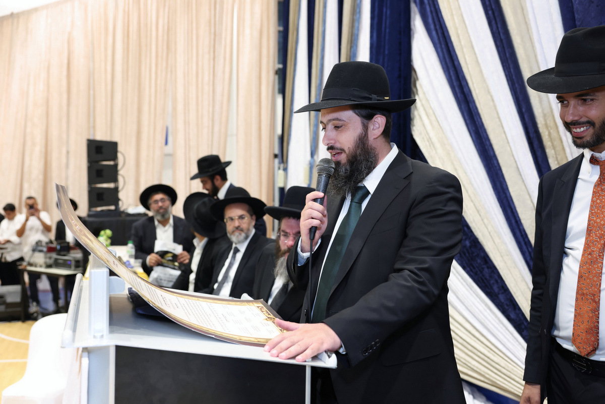 מעמד הכתרת רבי אשר זגדון 