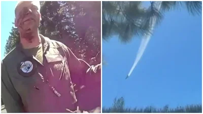 ״היי חבר, בדיוק התרסקתי״: טייס מארינס תועד בקור רוח נדיר 