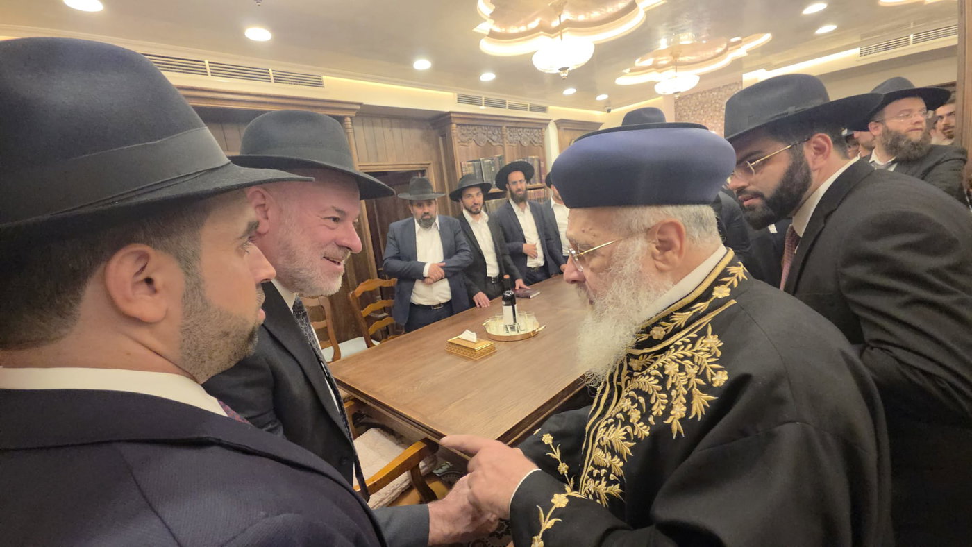 במעון המיתולוגי בבית וגן; הראשל"צ יסד את בית המדרש החדש להוראה