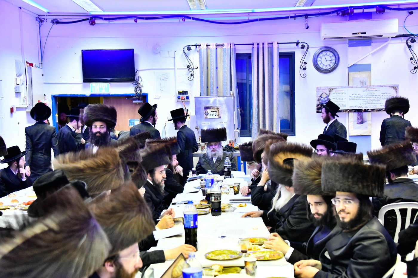 האדמו"ר מצאנז קלויזנבורג שבת בצפת