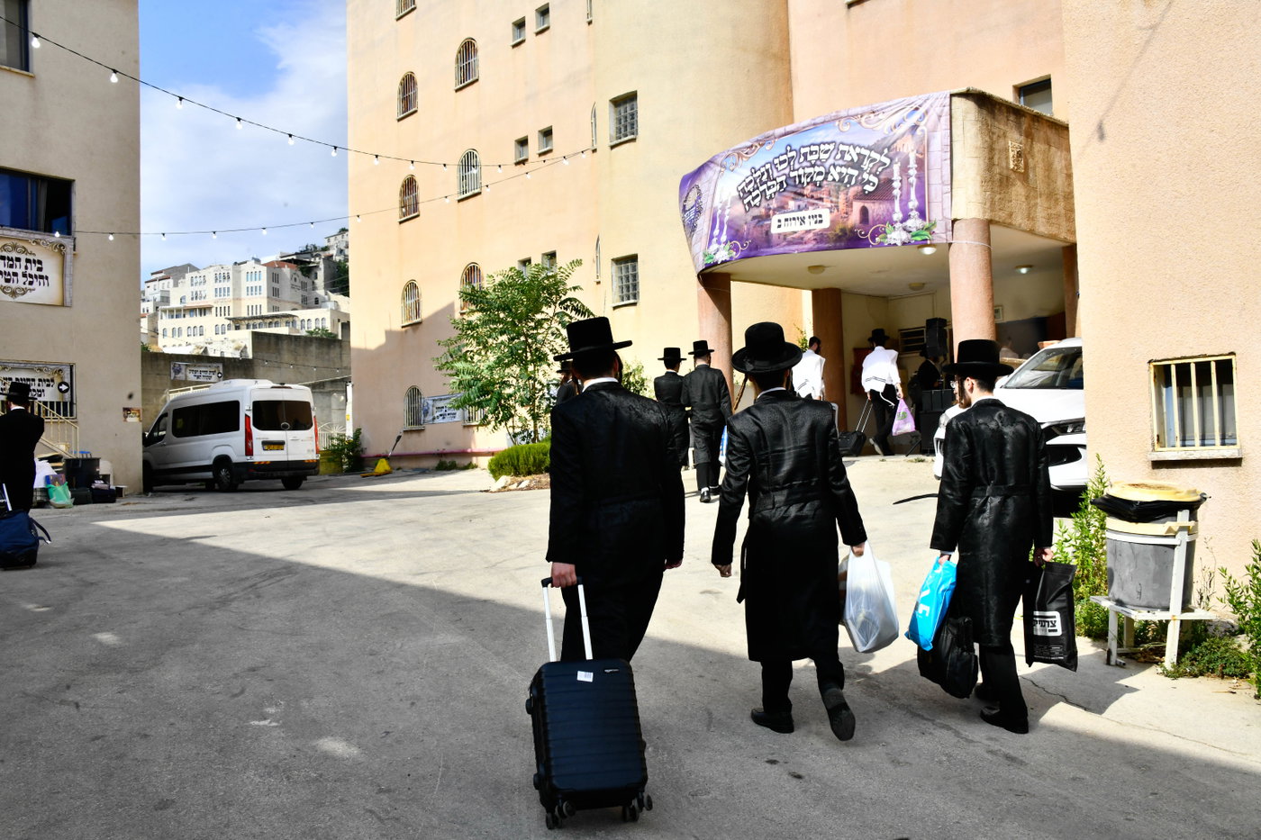 האדמו"ר מצאנז קלויזנבורג שבת בצפת