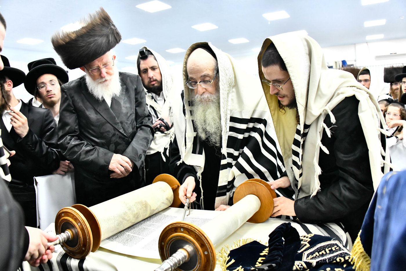 האדמו"ר מצאנז קלויזנבורג שבת בצפת