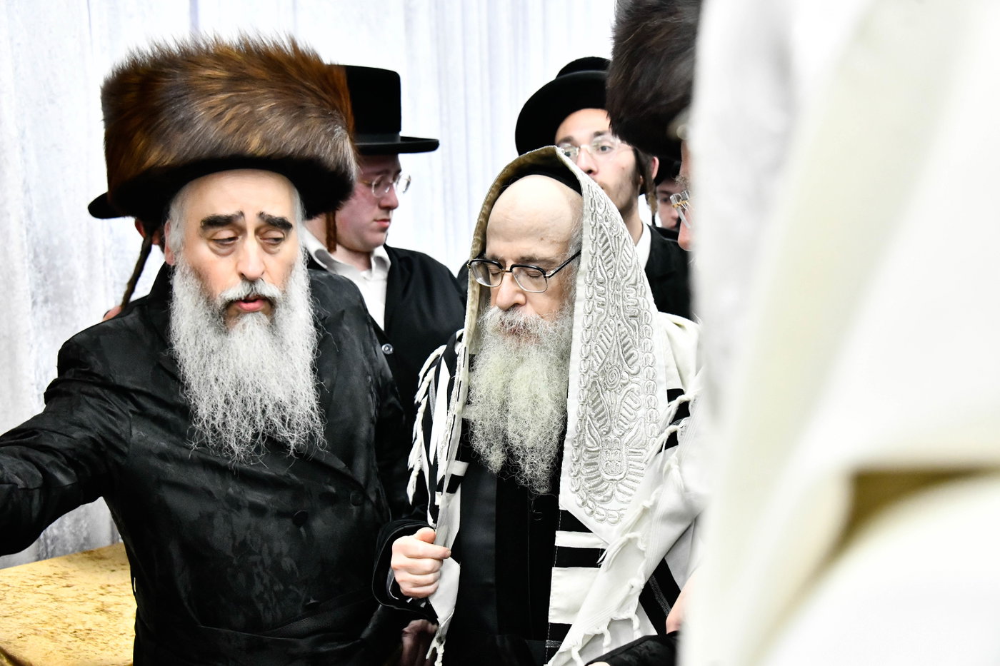 האדמו"ר מצאנז קלויזנבורג שבת בצפת