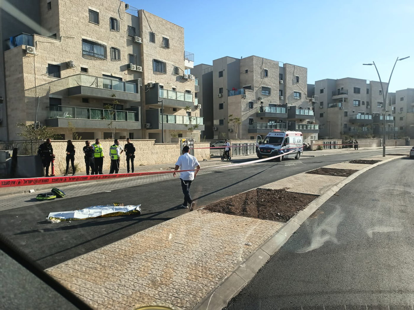 זירת האסון בבית שמש