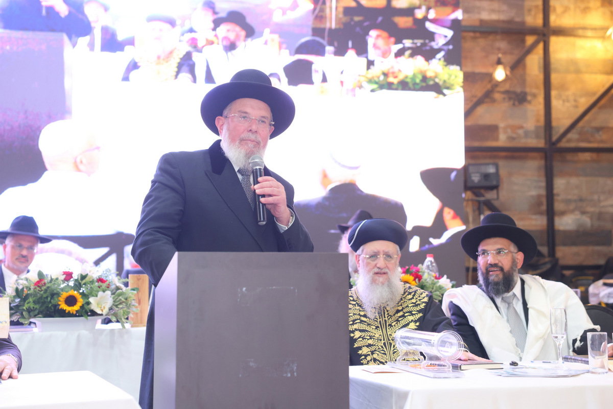 מעמד הכתרת הרב ארז אלחרר לרבה של הוד השרון 