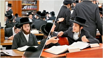 נכדי האדמו"ר מויזניץ בפתיחת זמן אלול